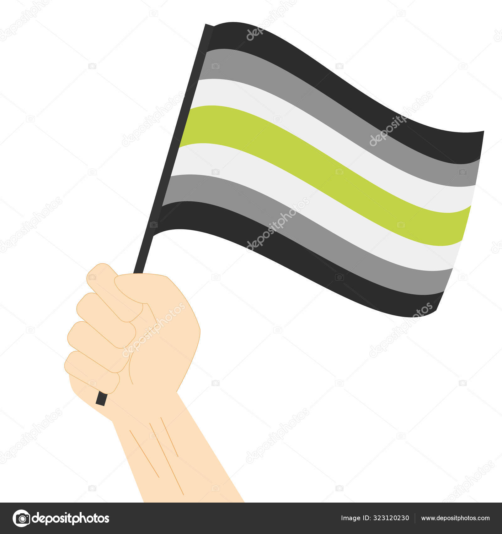 Flag Agender Vector Art Stock Images Depositphotos