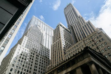New York, ABD - 21 Eylül 2015: New York 'un gökdelenleri New York' un ana sembollerinden biridir..
