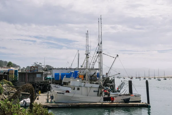 California Usa Вересня 2015 Boats Harbor Morro Bay — стокове фото