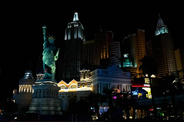 Las Vegas Eua Outubro 2015 Las Vegas Strip Crepúsculo Las — Fotografia de Stock