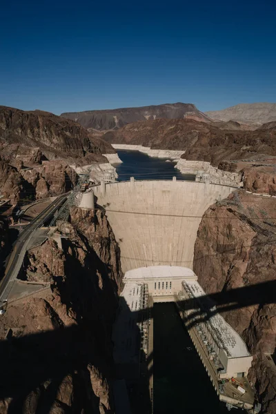 Nevada Usa Října 2015 High Angle View Hoover Dam Nevada — Stock fotografie