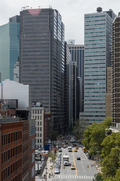 New York Usa September 2015 Blick Auf Wolkenkratzer Von Der — Stockfoto