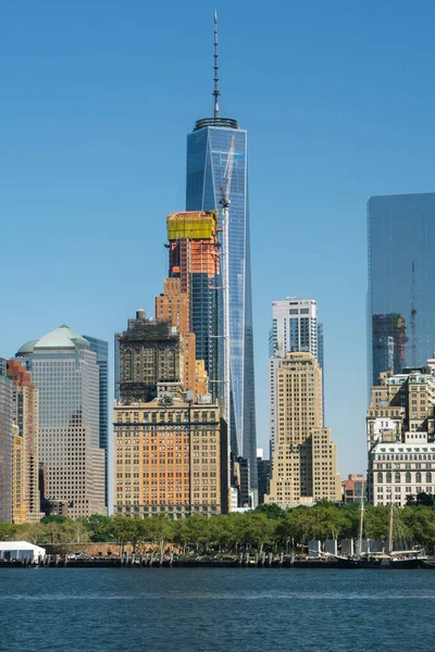 New York Usa Szeptember 2015 Kilátás Világ Manhattan Központjában New — Stock Fotó