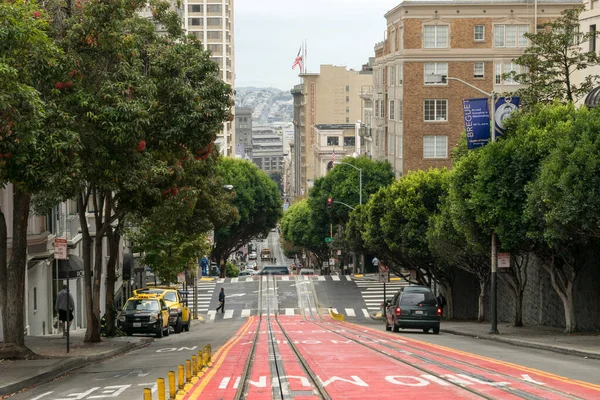 サンフランシスコ 2015年10月1日 サンフランシスコの典型的な道路の眺め — ストック写真