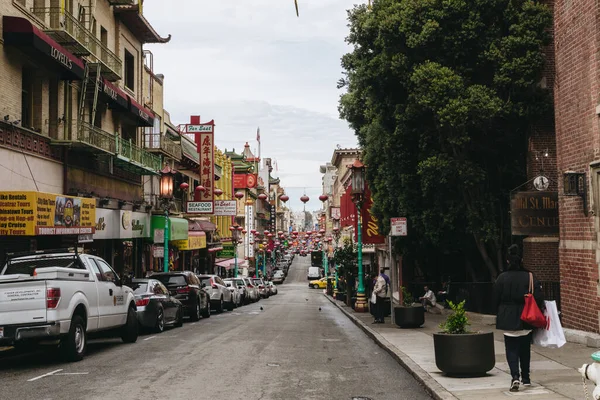 San Francisco Usa Oktober 2015 Tagsüber Chinatown San Francisco Usa — Stockfoto