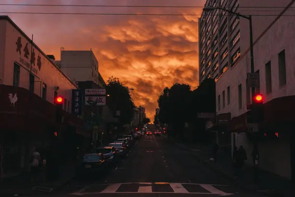 San Francisco Usa Oktober 2015 Blick Auf Eine Typische Straße — Stockfoto