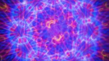 Soyut çok renkli hareket grafikleri arka planı. Ya da yoga, kulüpler, şovlar, mandala, fraktal animasyon için