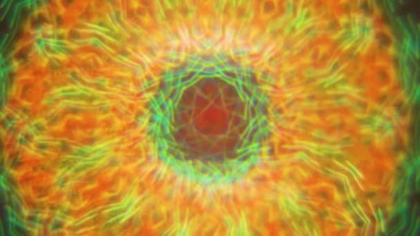 enfants naturels miroir Kaléidoscope de notre enfance. La vidéo est en mode macro à travers un miroir .