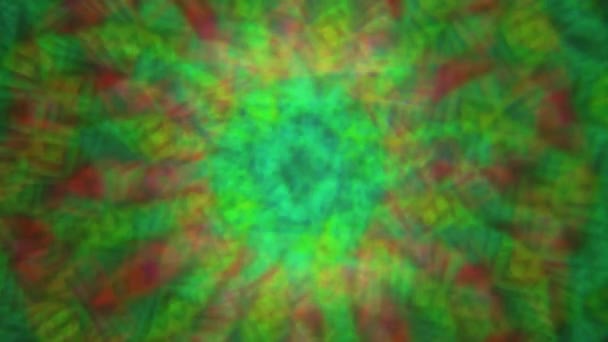 enfants naturels miroir Kaléidoscope de notre enfance. La vidéo est en mode macro à travers un miroir .