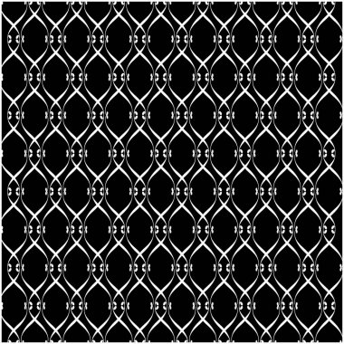 Dantel siyah beyaz desen bir