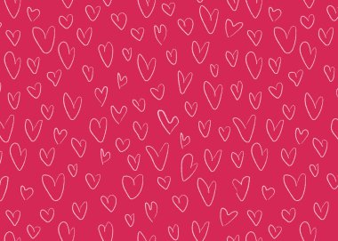 Sevgililer Günü için kalp geçmişi olan pembe.