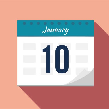 Takvim simgesi. Takvim Tarihi - Ocak. Planlama. Zaman Yöneticileri