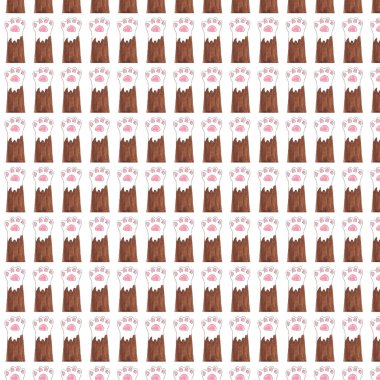 Parlak renkli suluboya deseni. Kedi pençeli arka plan