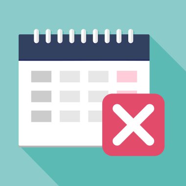 Takvim simgesi. Planlama. Zaman yönetimi.