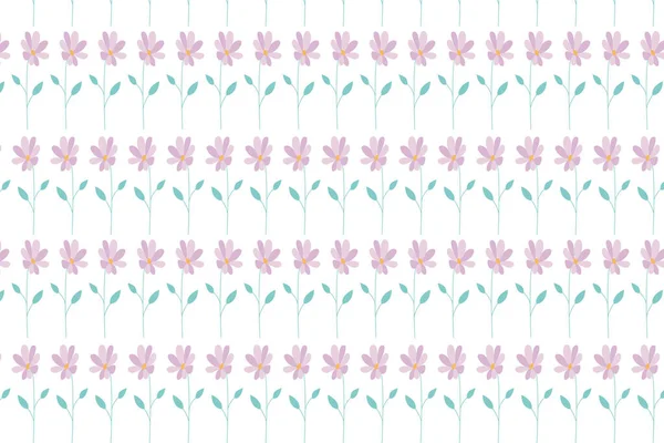 花序重复模式 夏季花卉背景 — 图库照片