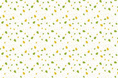 Sonbahar yaprakları deseni. Sonbahar beyaz arkaplanı