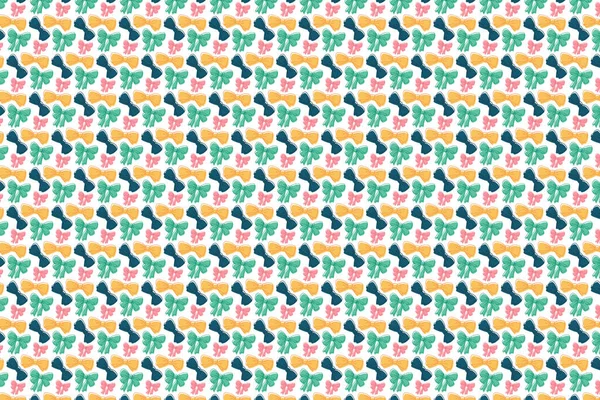 Bright Bows Pattern Festive Colorful Texture — Stock Photo, Image
