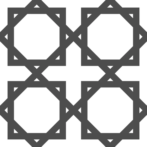 Geometric arabic islamic seamless pattern — Stock vektor