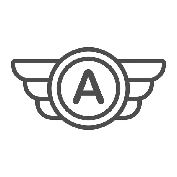 Avia logotipo da empresa, crachá ou ícone de jogo — Vetor de Stock