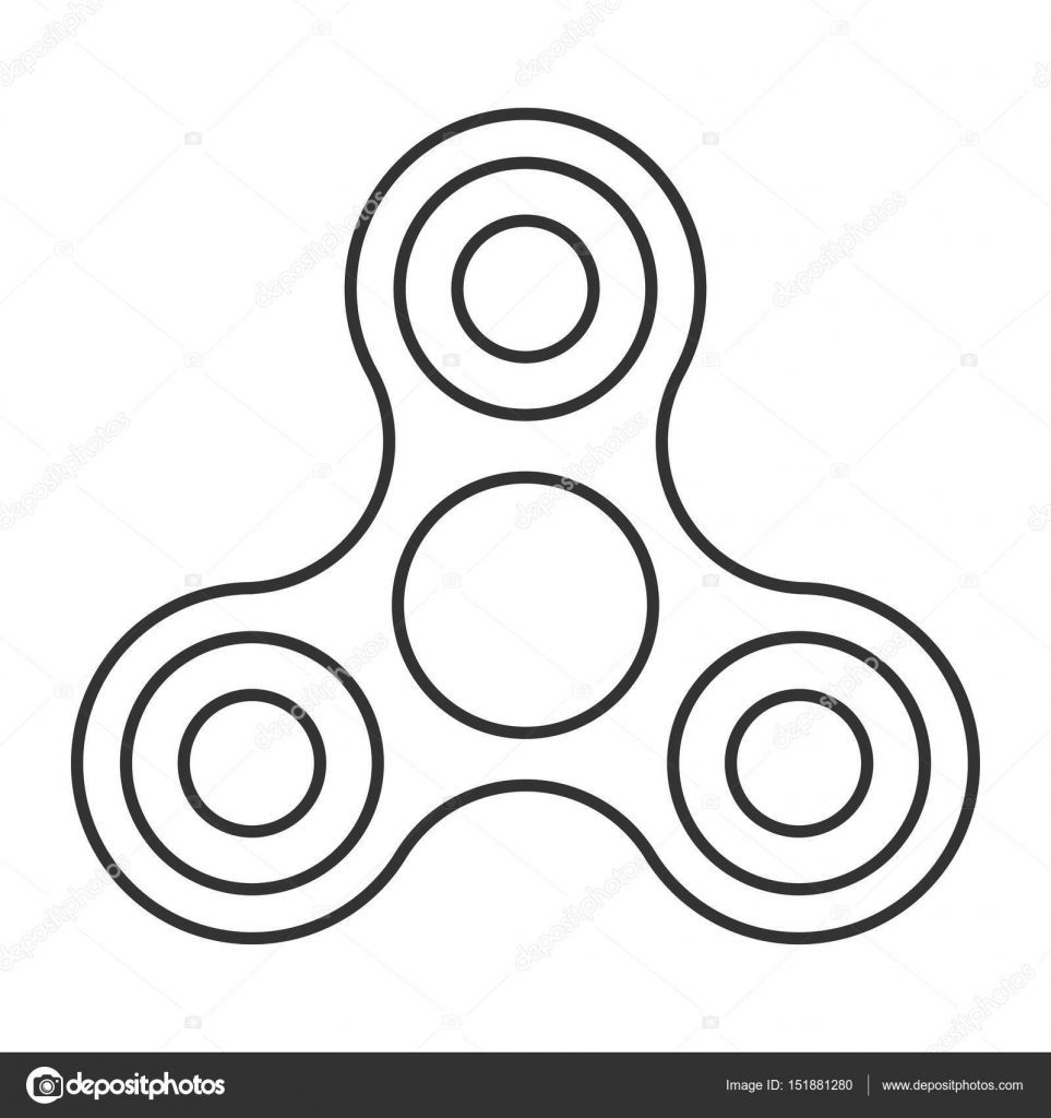 Hand spinner toy icon Stock Vector by ©sparkusdesign 151881280