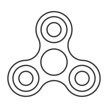 Hand spinner toy icon clipart