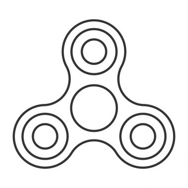 Hand spinner toy icon clipart