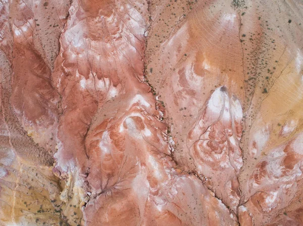 Zhangye Rainbow mountains displaying colorful pattern