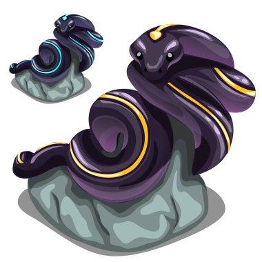 Heykelciği rock sarılı yılan