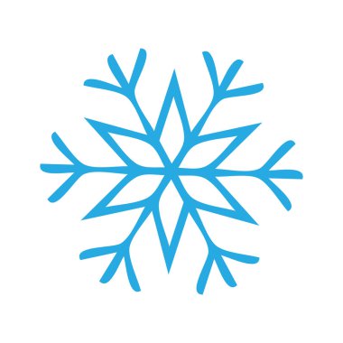 Kar tanesi simgesini grafik.