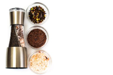 Şık mill kaba tuz ve biber için