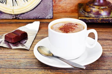 Kahve Retro Vintage tarzı