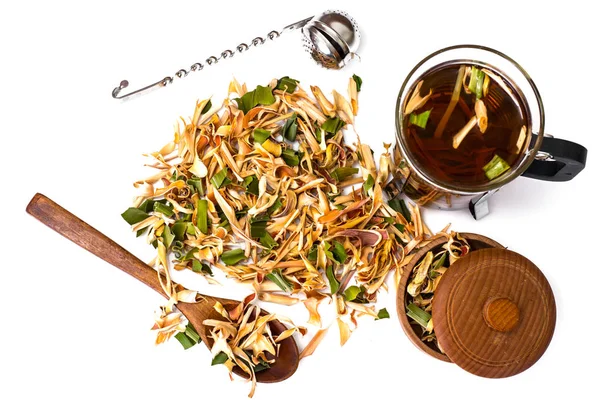 Maravilloso té de hierbas tailandesas con Pandan y Lemongrass — Foto de Stock