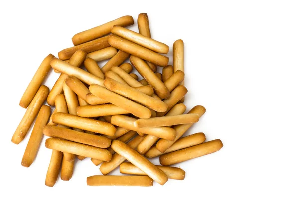 Crispy bread sticks with salt and spices — Stock Photo, Image