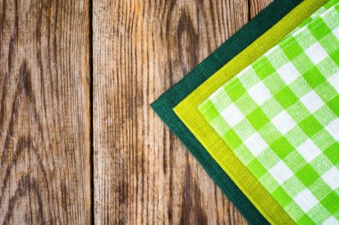 Peçeteler için masaya eski arka plan panoları