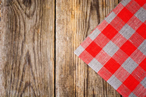 Napkins for table on background of old boards