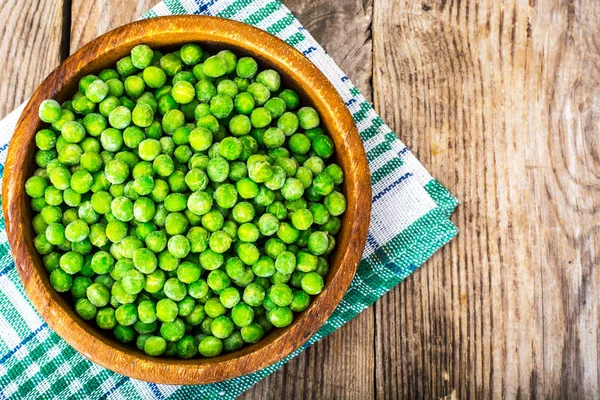 Frozen peas for cooking — Stock Photo, Image