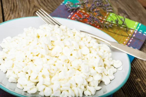 Gesunde Ernährung. Hüttenkäse — Stockfoto