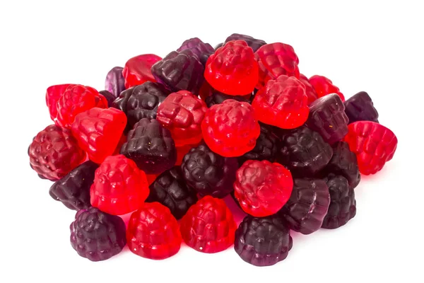 Chewing marmalade jelly candies with berry flavor — Stock Photo, Image