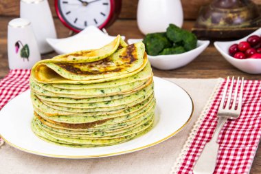 Lezzetli gözleme deste ıspanak ile