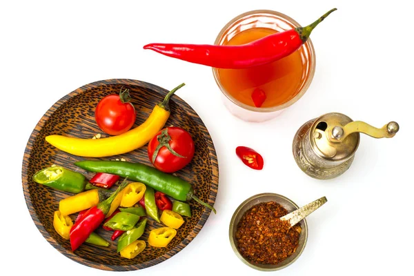 Drink with chilli — Stock Photo, Image