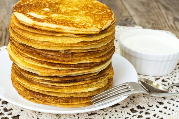 Pancake Amerika lezat — Stok Foto