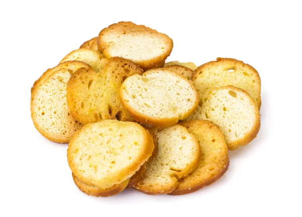 Fatias fritas crocantes de pão — Fotografia de Stock
