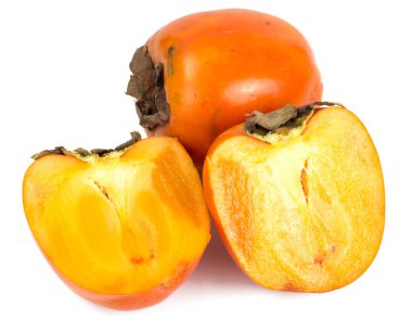 Turuncu Trabzon hurması kesmek