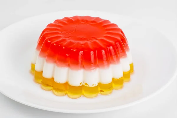 Dessert jelly layered color — Stock Photo, Image
