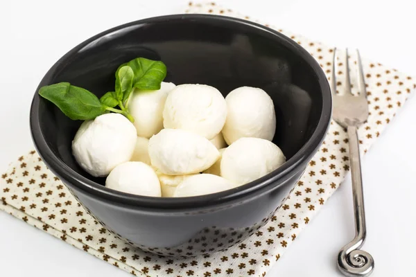 Mini mozzarella kulki — Zdjęcie stockowe