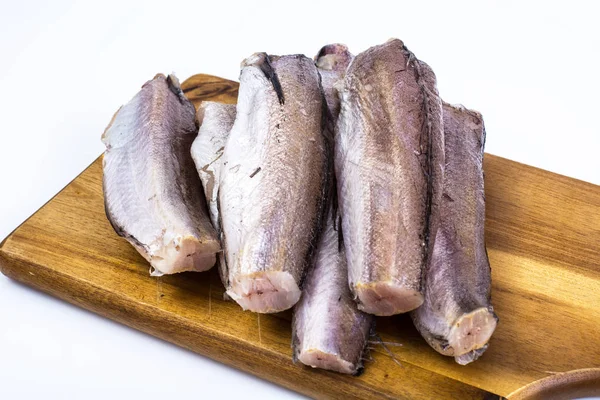 Urtagna slaktkroppar av fisk — Stockfoto