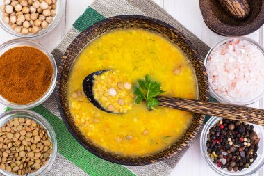 Vejetaryen yiyecekler olduğunu et: Nohut Çorbası