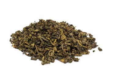 Kurumuş yeşil çay yaprakları