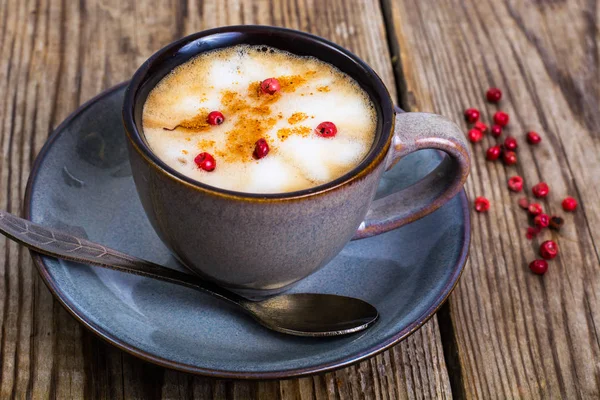 Koffie met rode peper — Stockfoto