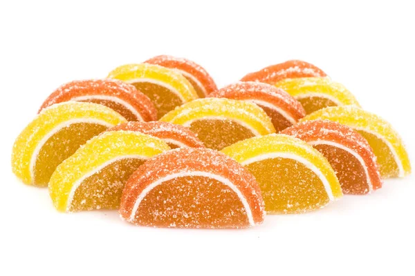 Multicolored fruit jelly — Stock Photo, Image